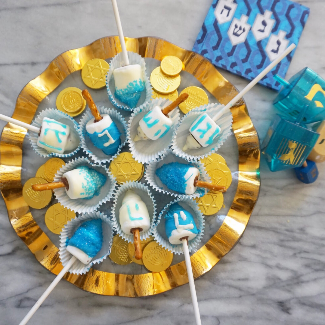 hanukkah dreidel diy dessert
